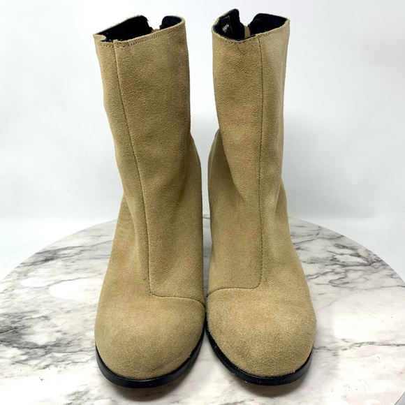 Musse & Cloud Millie Grommet Suede Booties 9 Bohemian Chunky Coquette Girl Retro - Picture 3 of 16